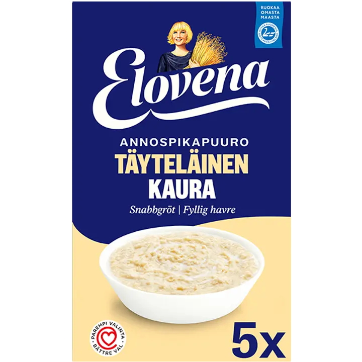 Elovena 200g täyteläinen kaura annospikapuuro