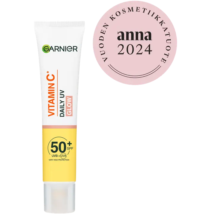 Garnier Vitamin C* Sheer Glow uv-voide SPF50 samealle iholle 40 ml