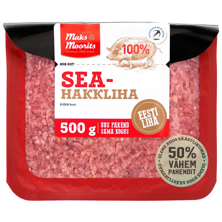 Maks ja Moorits MjaM Seahakkliha 500G
