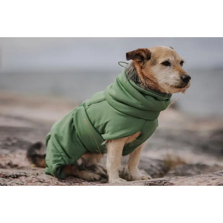 PAIKKA Drying Coat 2Go koiran kylpytakki olive 60