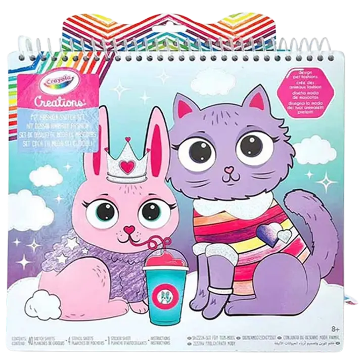 Kleepsu- ja värviraamat moodsad loomad