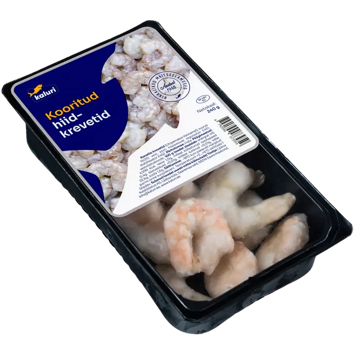 Kooritud toored hiidkrevetisabad 16/20 300g