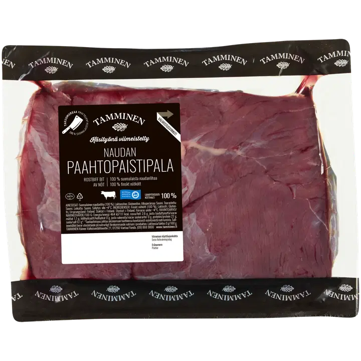 Tamminen naudan paahtopaistipala n1,2kg