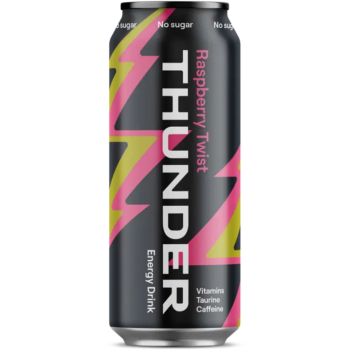 THUNDER ENERGY No Sugar Raspberry twist energiajuoma 500 ml