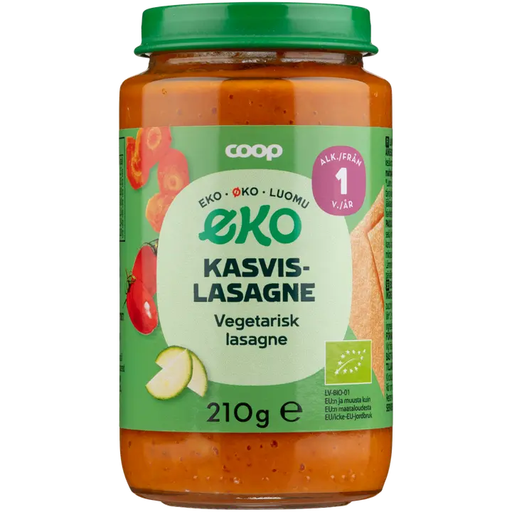 Coop köögiviljalasanje 12K, 210 g