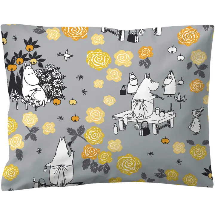 Finlayson tyynyliina Unelmoi harmaa/keltainen/oranssi 50x60cm