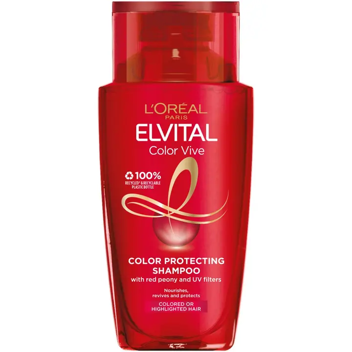 L'Oréal Paris Elvital Color-Vive shampoo värjätyille ja raidoitetuille hiuksille 90ml