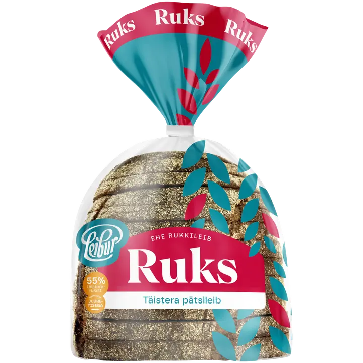 Leibur Ruks Täistera Pätsileib 390 G