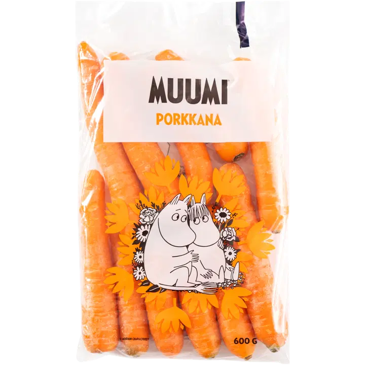 Muumi porkkana 600g