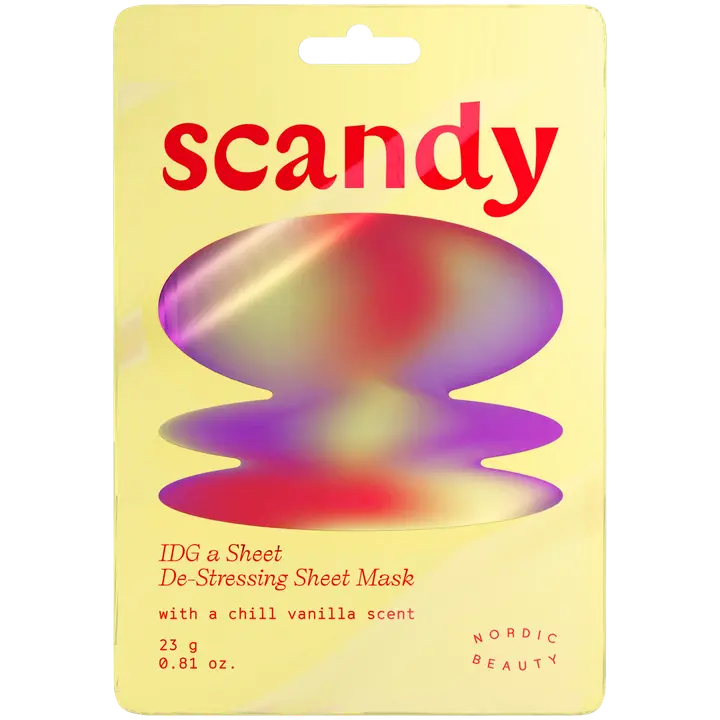 Scandy IDG a Sheet De-Stressing Sheet Mask kasvonaamio 1 kpl