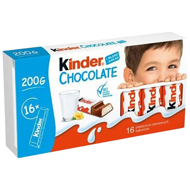 Kinder piimatäidisega piimašokolaad T16 200 g