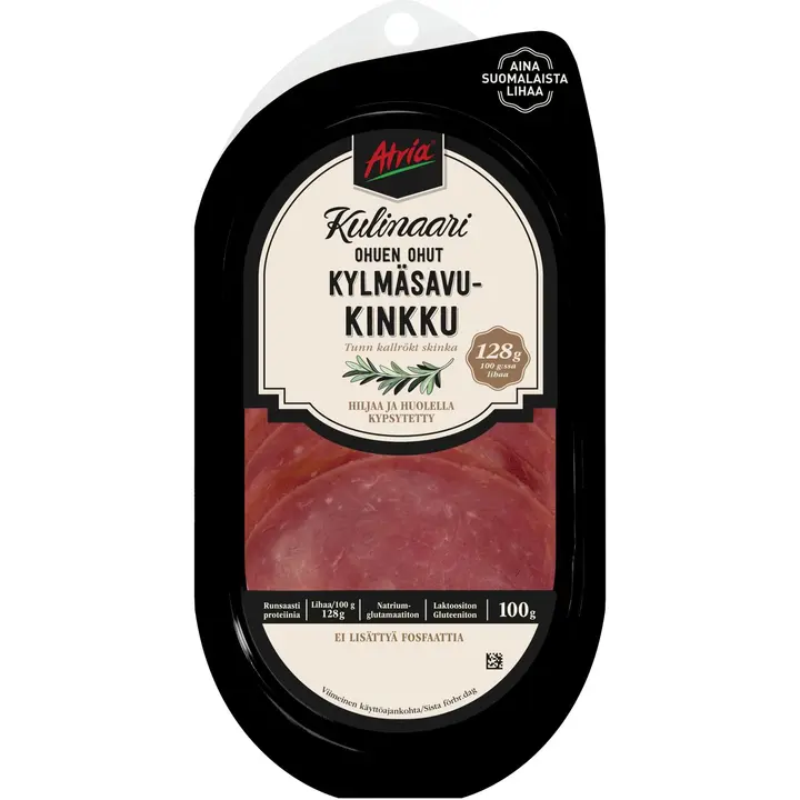 Atria Kulinaari Ohuen Ohut Kylmäsavukinkku 100g