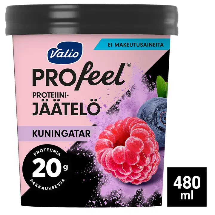 Valio PROfeel® proteiinijäätelö 480 ml kuningatar laktoositon