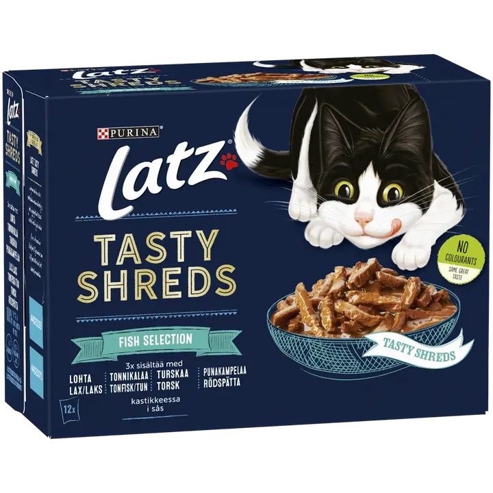 Latz täissööt kassidele Fish Selection 12x80g