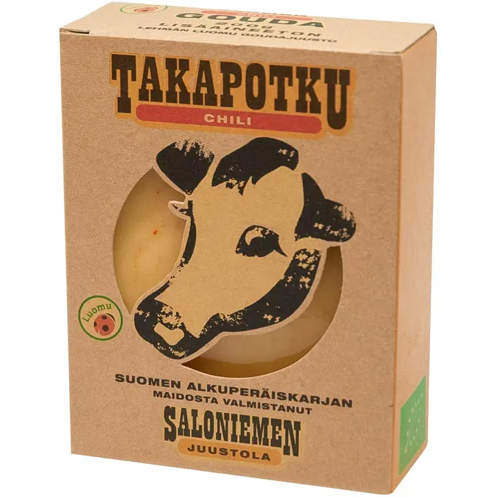 Saloniemen Juustola 200g Takapotku lehmänmaitogouda