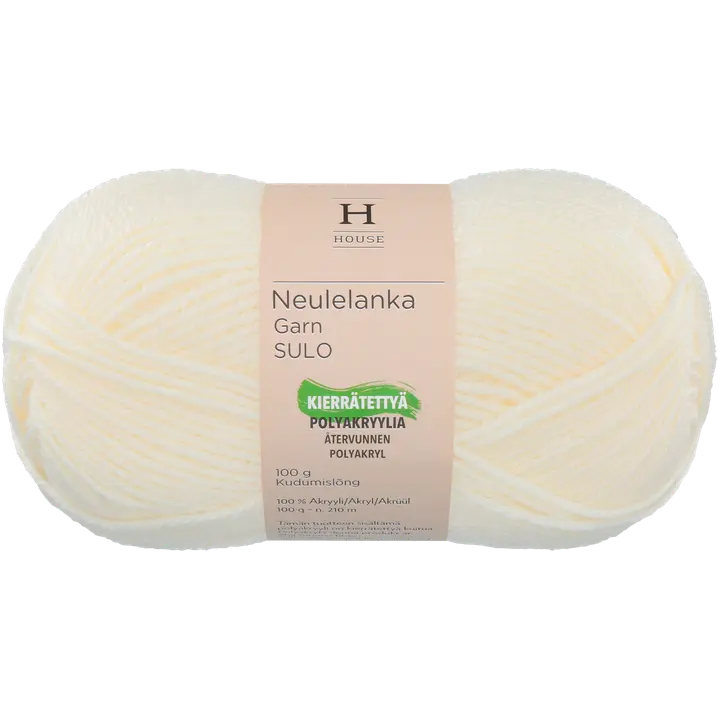 House neulelanka akryyli Sulo 100 g Off White 23403