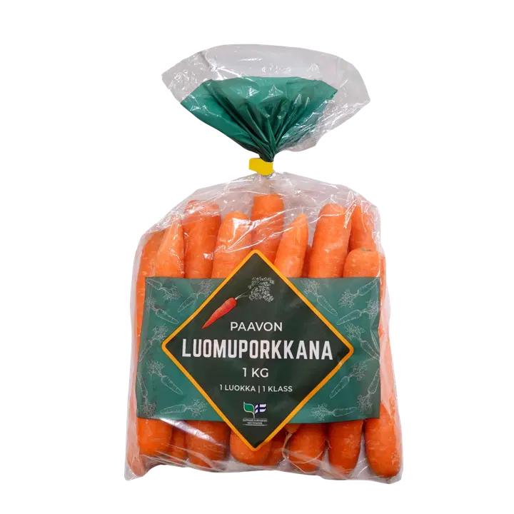 Paavon luomuporkkana 1 kg