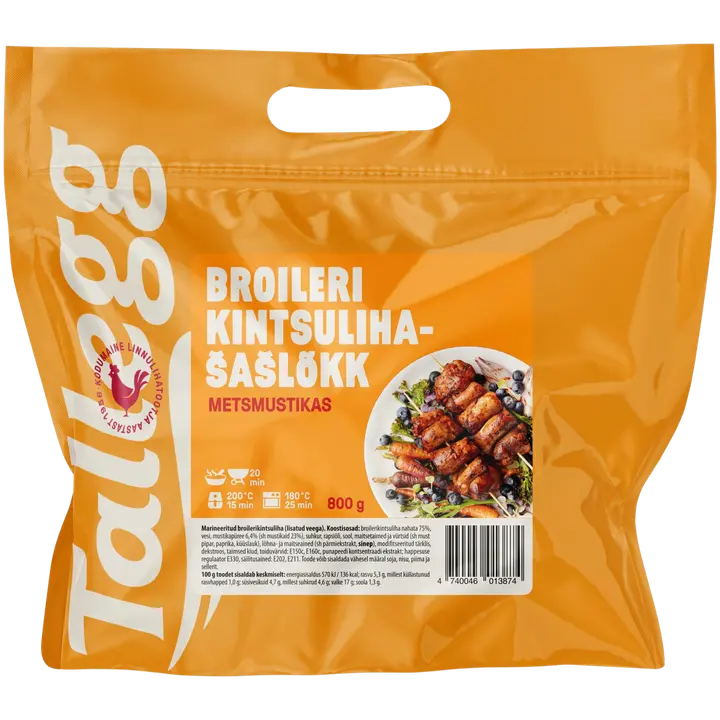 Tallegg Broileri Kintsulihašašlõkk Metsmustikas