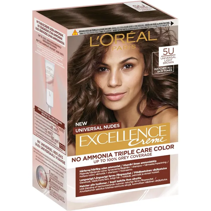 Juuksevärv Loreal Excellence Creme helepruun 5U