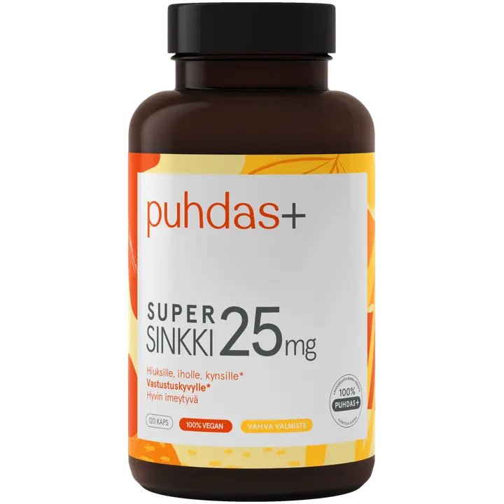 Puhdas+ Super sinkki 25mg 120 kaps