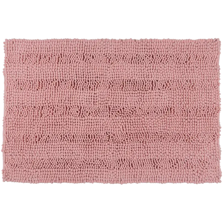 House kylpyhuonematto Chenille Stripe 50x80 cm, roosa