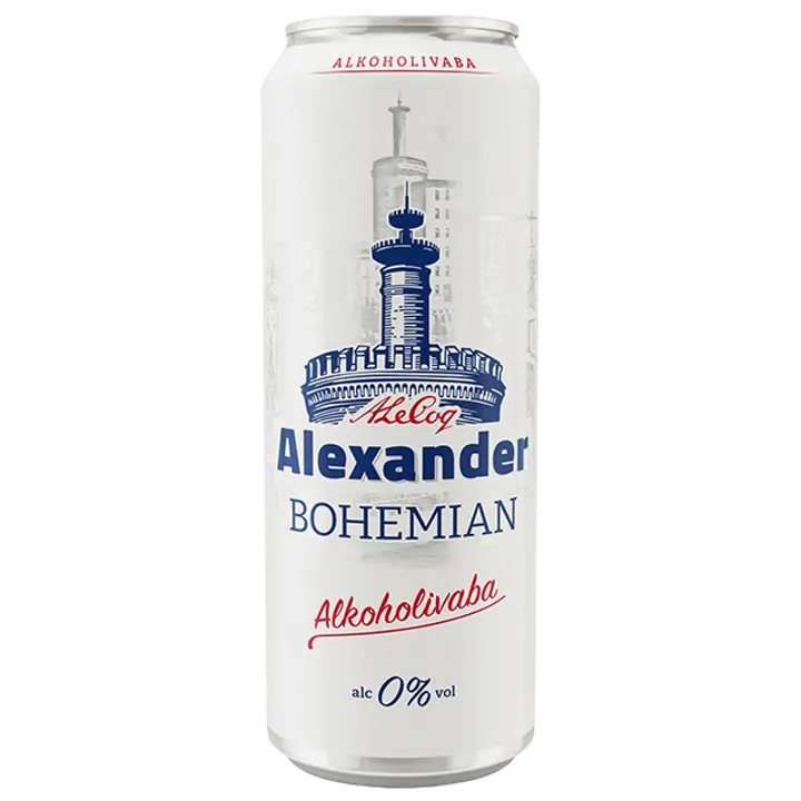 Alexander Bohemian a.vaba õlu 0.568l prk