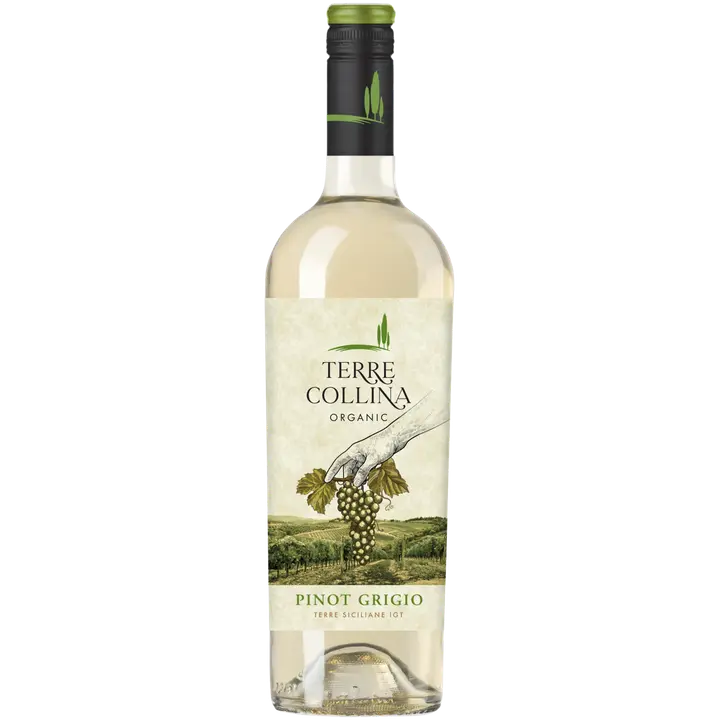 Terre Collina Organic Pinot Grigio 12%vol 750ml