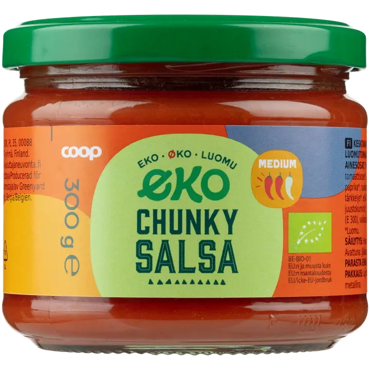 Coop Eko chunky salsakastike medium luomu 300 g