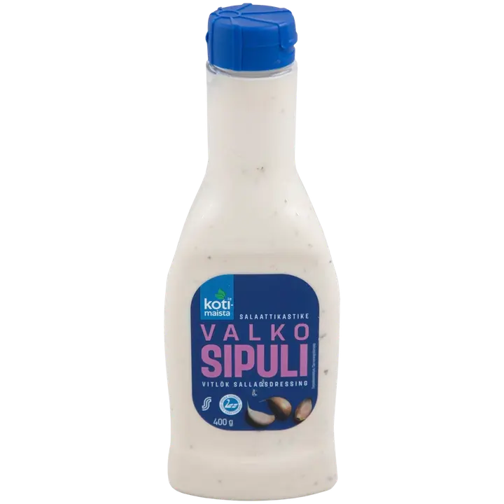 Kotimaista valkosipulinen salaattikastike 400 g