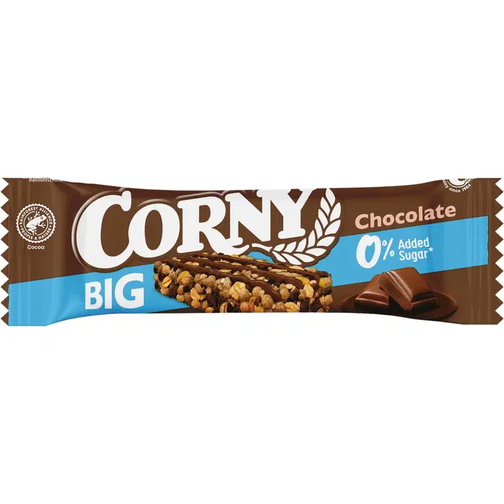 Corny BIG 0% Chocolate välipalapatukka 40g