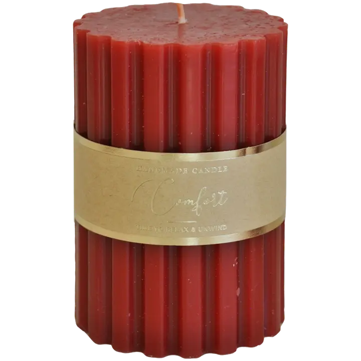 Finnmari Raitakynttilä 7x7x10 cm karpalo