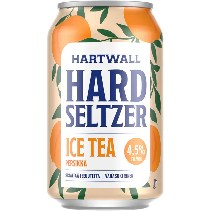 Hartwall Hard Seltzer Ice Tea Persikka 4,5% 0,33 l