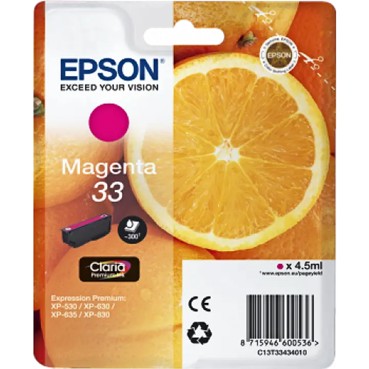 Epson mustepatruuna magenta 33