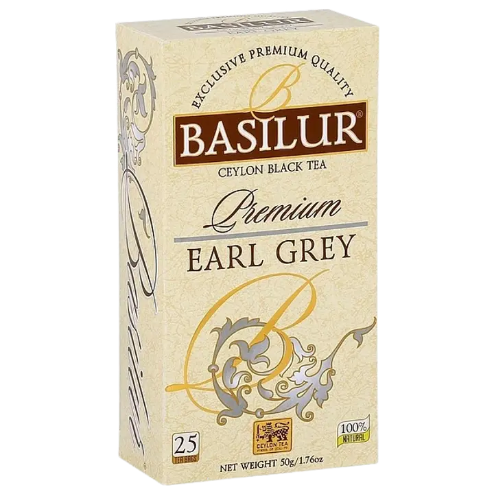 Basilur premium Earl Grey must tee, 25x 2 g