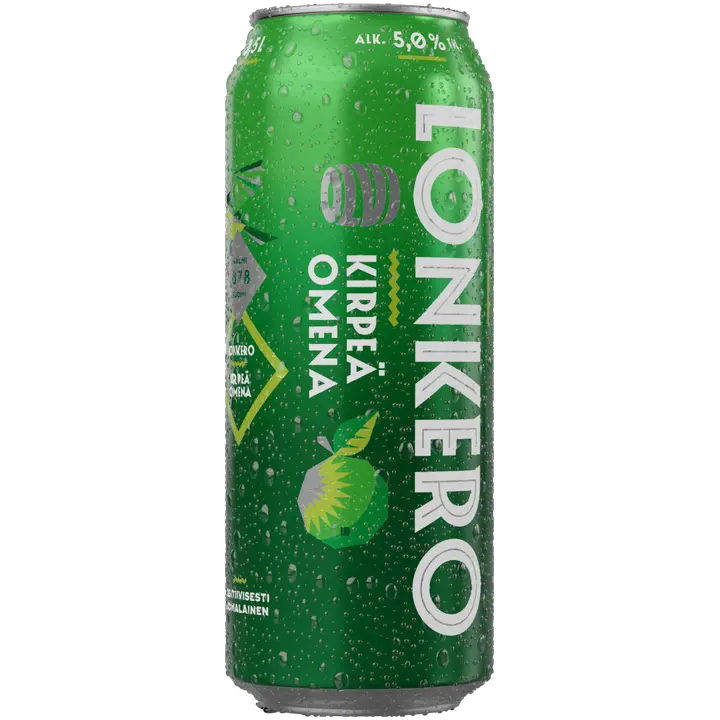OLVI Kirpeä Omena lonkero 5,0 % 0,5 l tlk