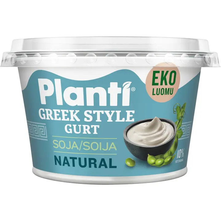 Planti luomu greek style gurt, hapatettu soijavalmiste 2dl