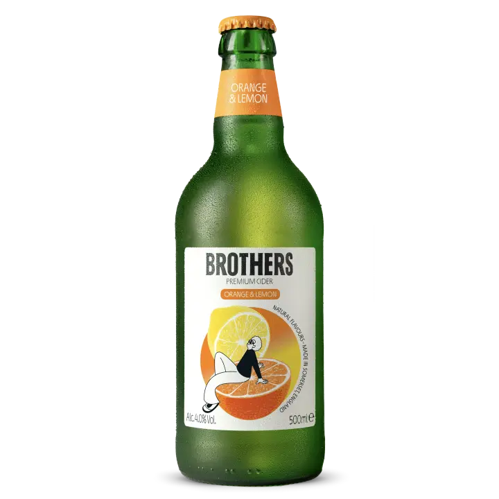 Brothers Orange&Lemon siider 4%vol 500 ml