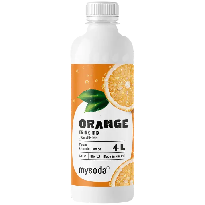 Mysoda Appelsiini Virvoitusjuomatiiviste 500ml