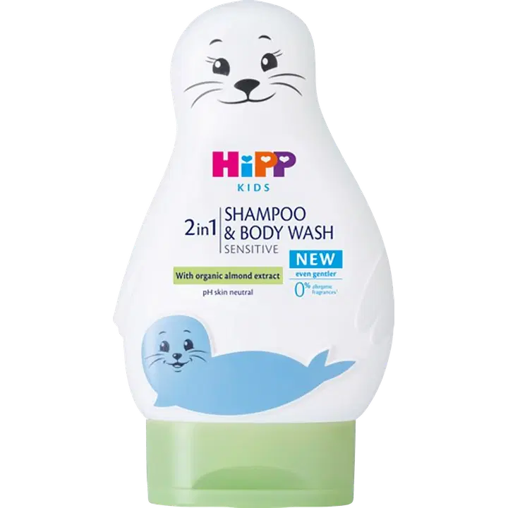 Hipp Kids Sensitive 2-ühes šampoon ja dušigeel, 200 ml