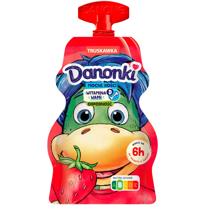 Danonino Maasikajogurt tuubis, 70g