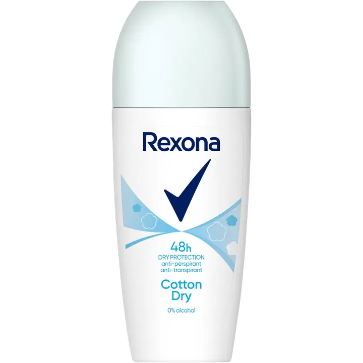 Rexona rulldeodorant 48h cotton Dry 50ml
