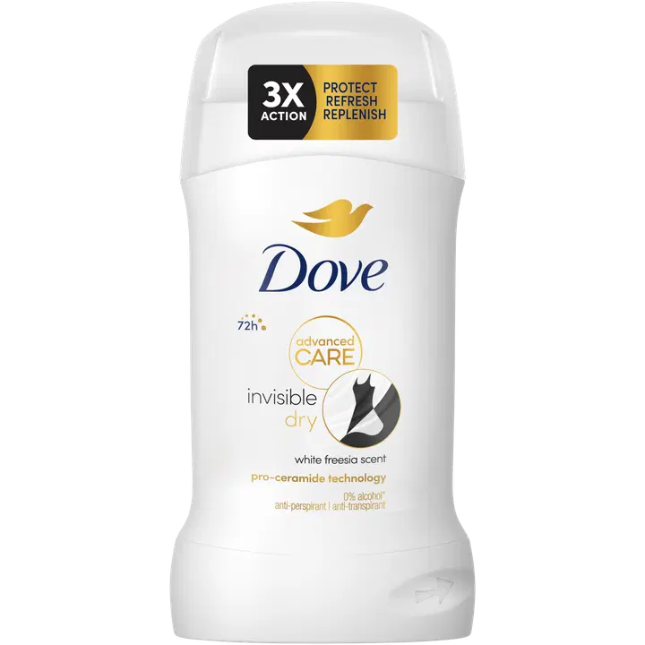 Pulkdeodorant Dove 72h Invisible Dry 50ml