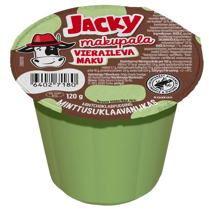 Jacky piparmündi-šokolaadipuding, 120 g