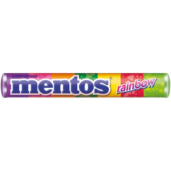 MENTOS 38G RAINBOW Närimiskommid