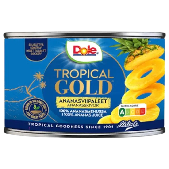 Dole ananassiviilud omas mahlas 227/139 g