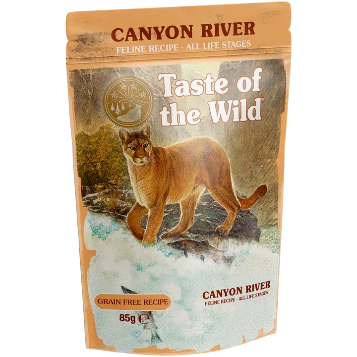 Taste of the Wild Canyon River konserv täiskasvanud kassidele 85g