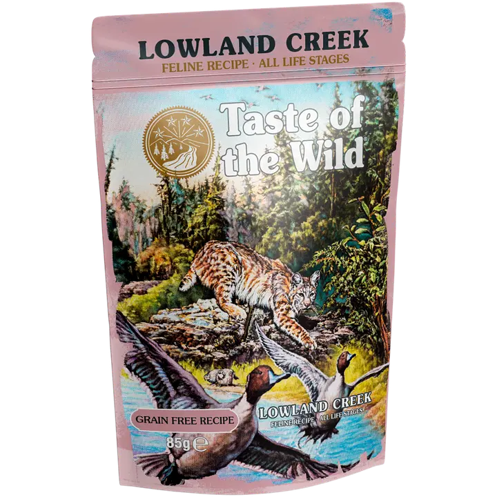 Taste of the Wild Lowland Creek konserv täiskasvanud kassidele 85g