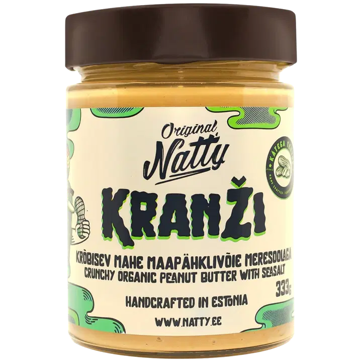Natty kranži - krõbisev mahe maapähklivõie 333g