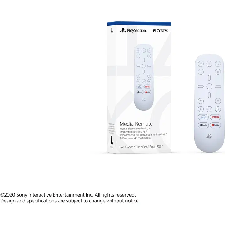 Meediapult PS5 Media Remote
