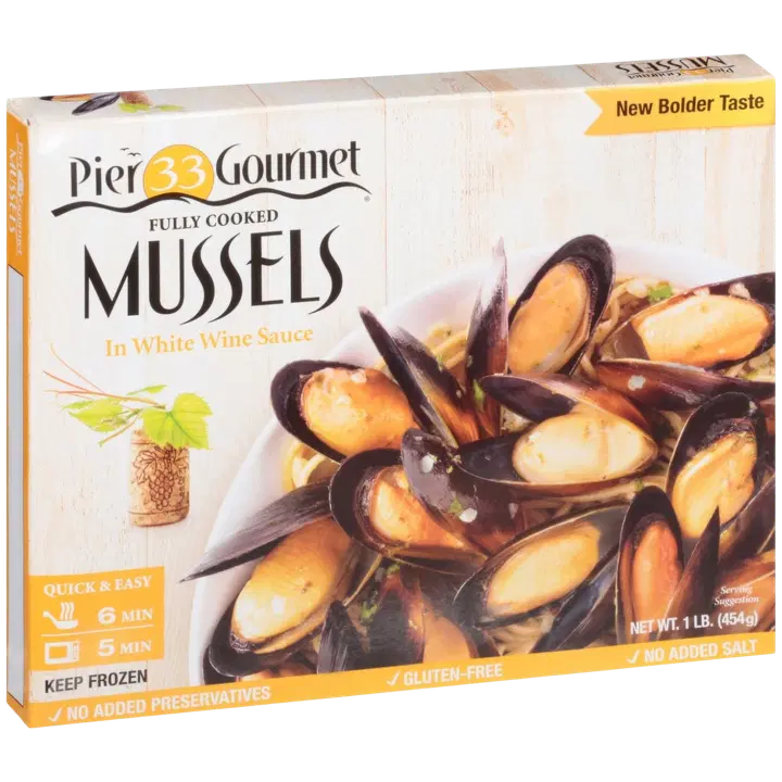 Pier 33 Gourmet Karbid sinimere valgeveinikastmes 454 g